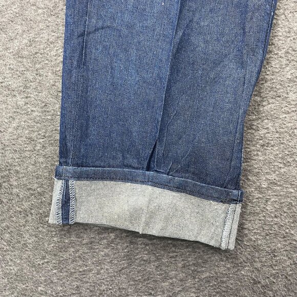 VTG JNCO STYLE Ecko Unltd Baggy Relaxed Fit Blue Denim Jeans 40 x 29 *Flaw - Picture 2 of 14